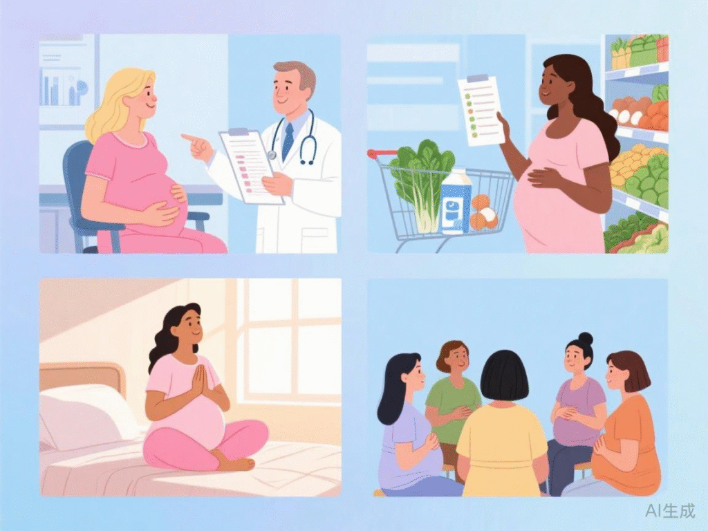 Illustration for Common Pregnancy Questions and Solutions for Expecting Mothers in the U.S.