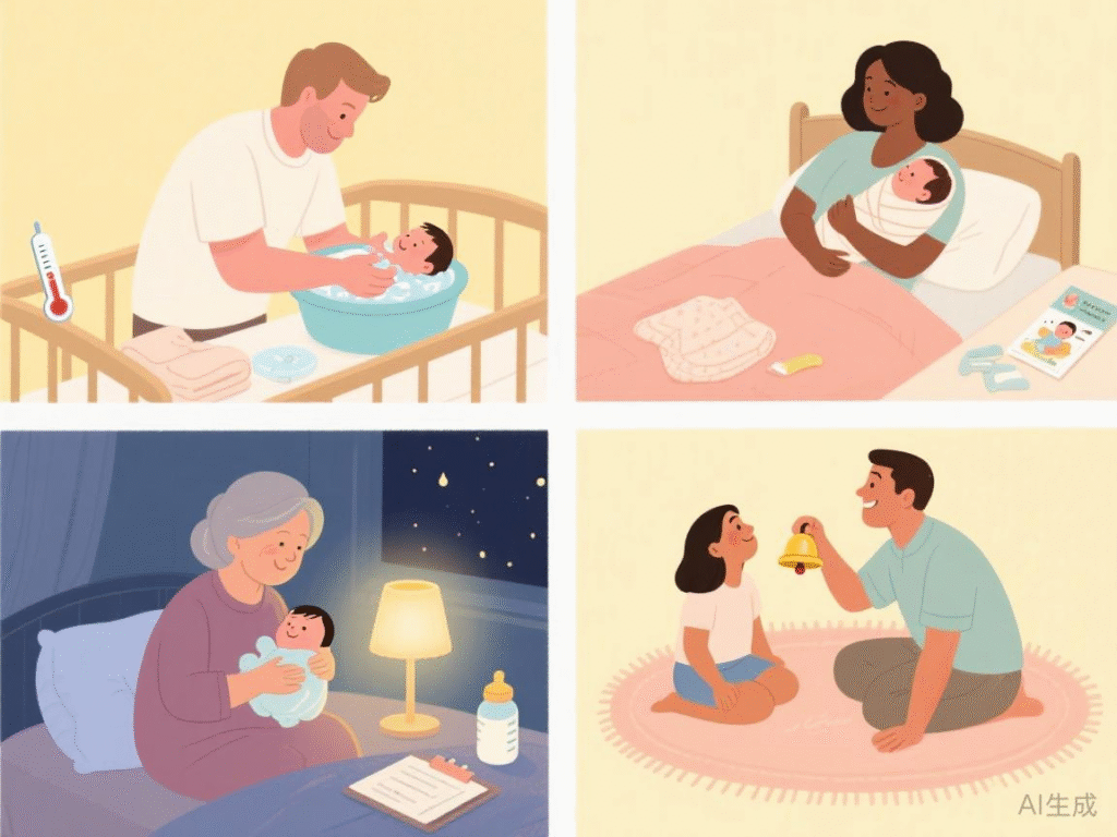 Illustration for Essential Newborn Care Tips for New Parents in the U.S.