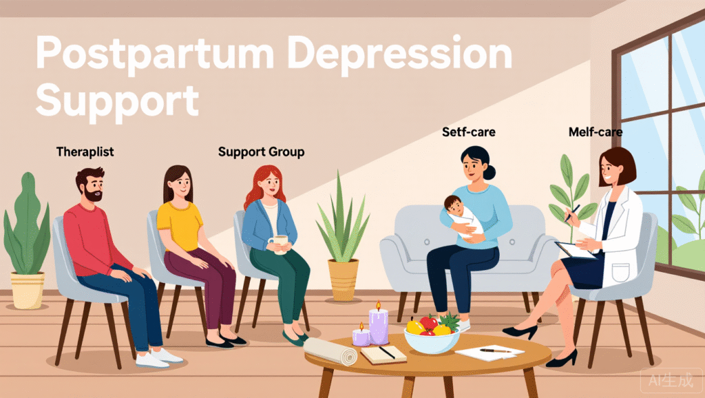 Illustration for Post‑partum Depression (PPD) – Recognition, Assessment & Evidence‑Based Interventions