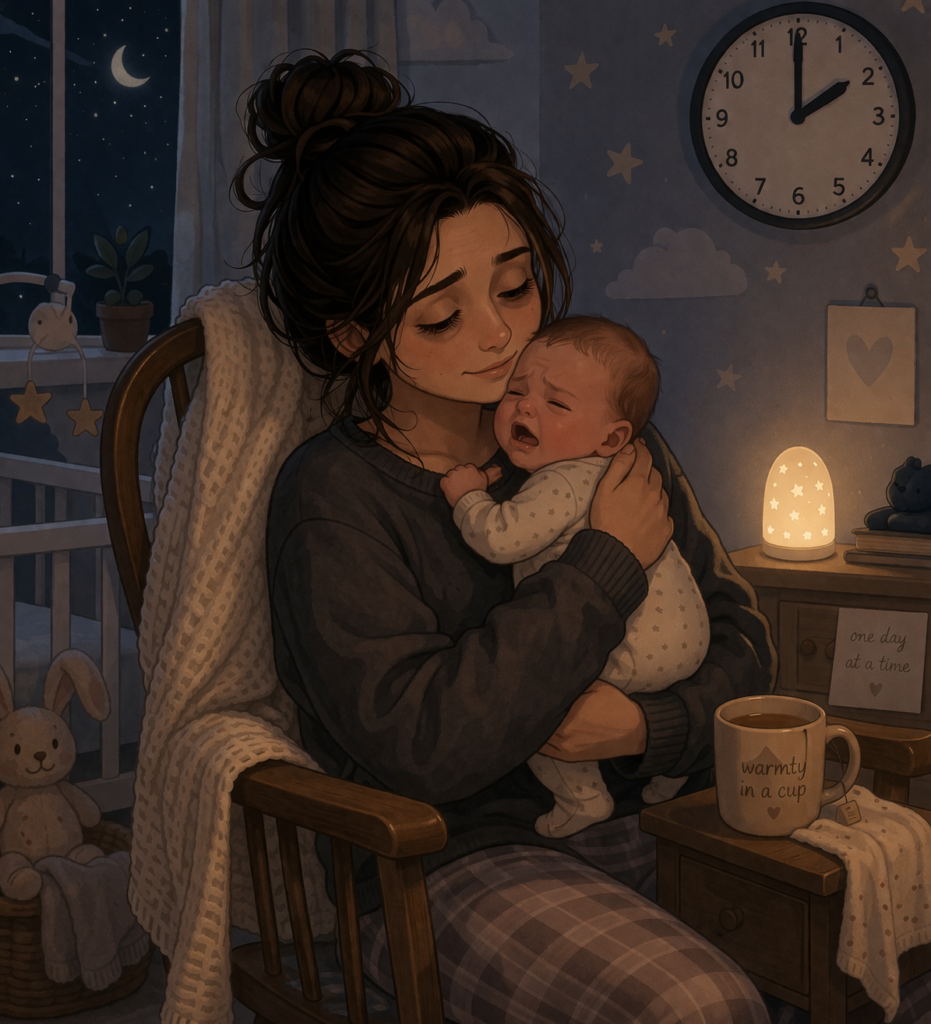 Illustration for Coping with Sleep Regression in Babies: Tips for Tired Parents